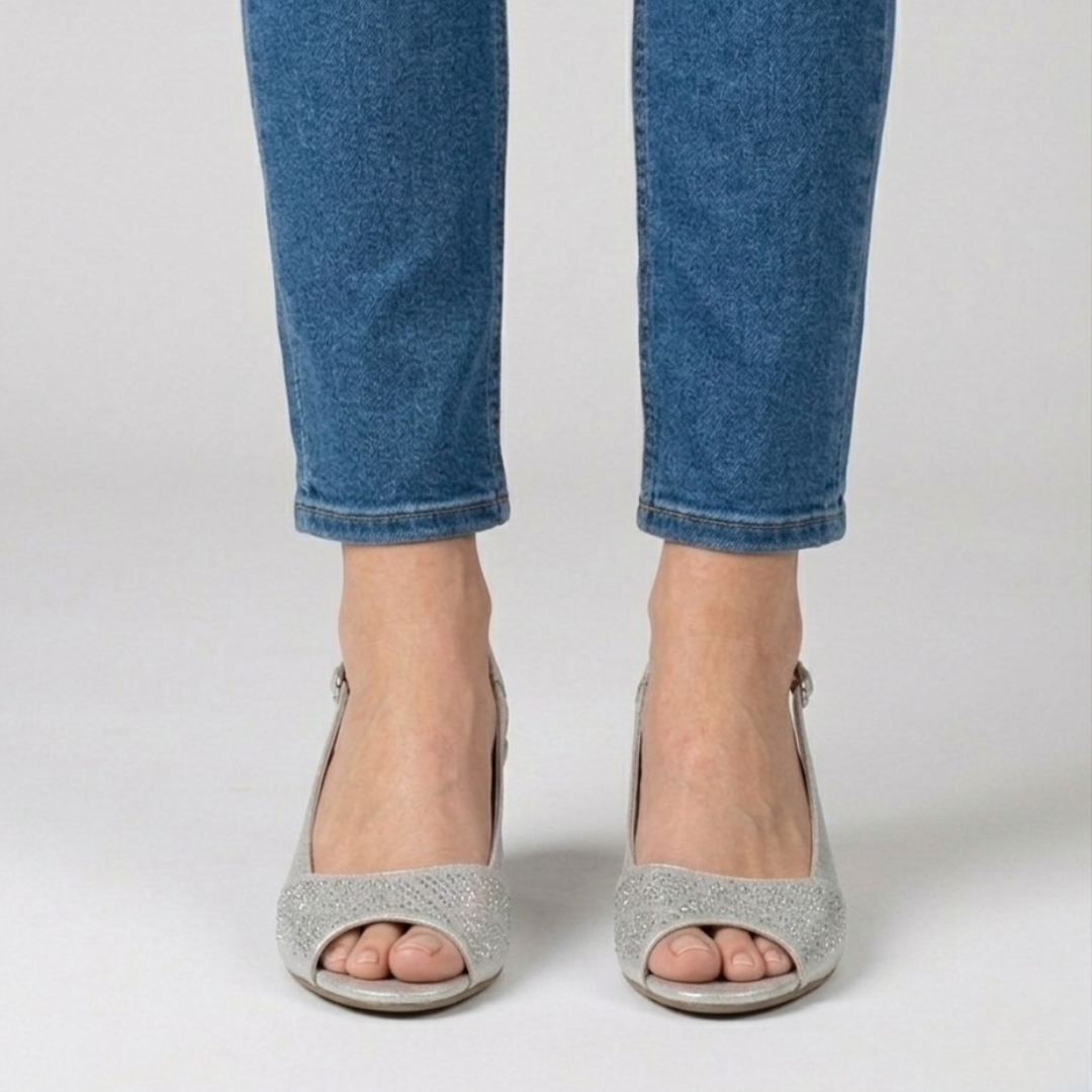 Lara - Sandalia cómoda para mujer con tacón