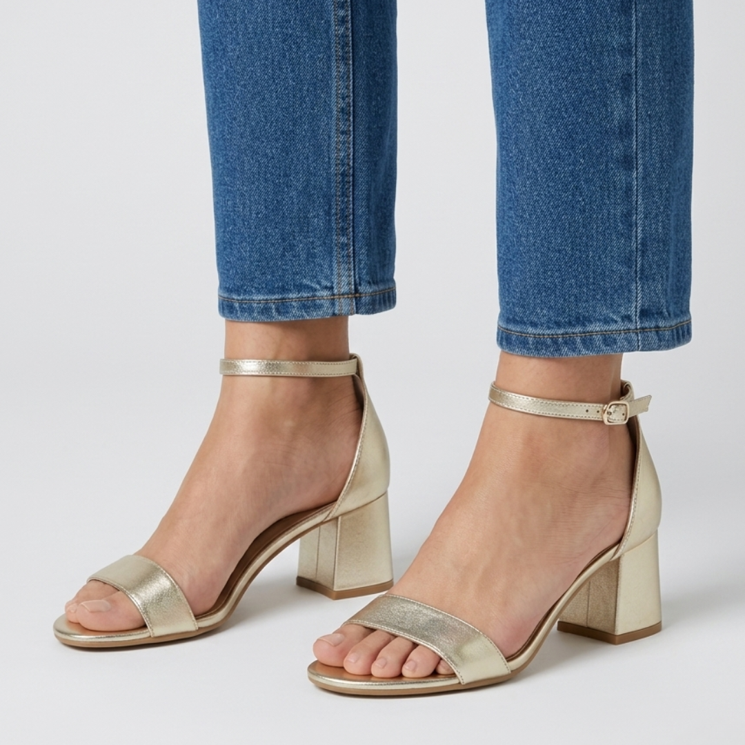 Isabel  - Cómoda sandalia de mujer con tacón