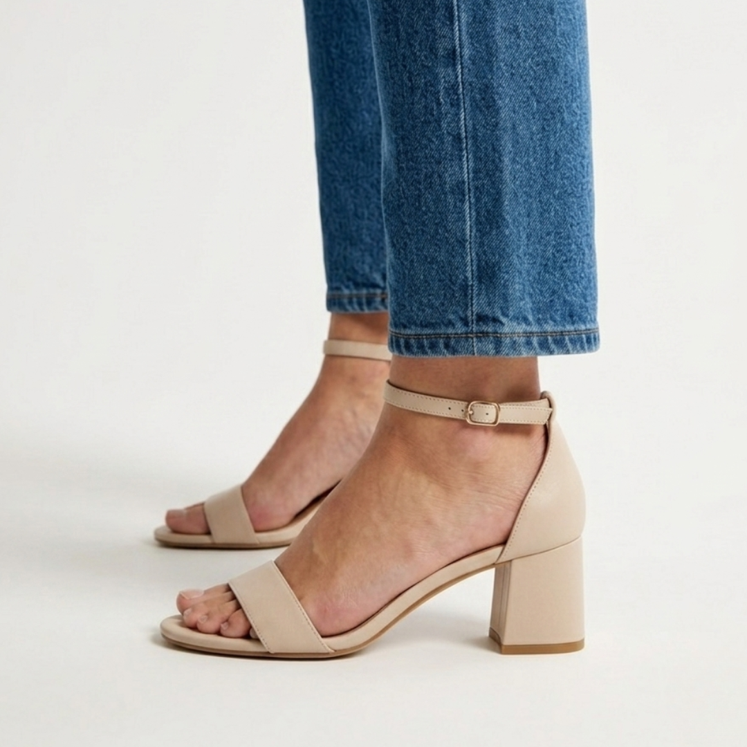 Isabel  - Cómoda sandalia de mujer con tacón