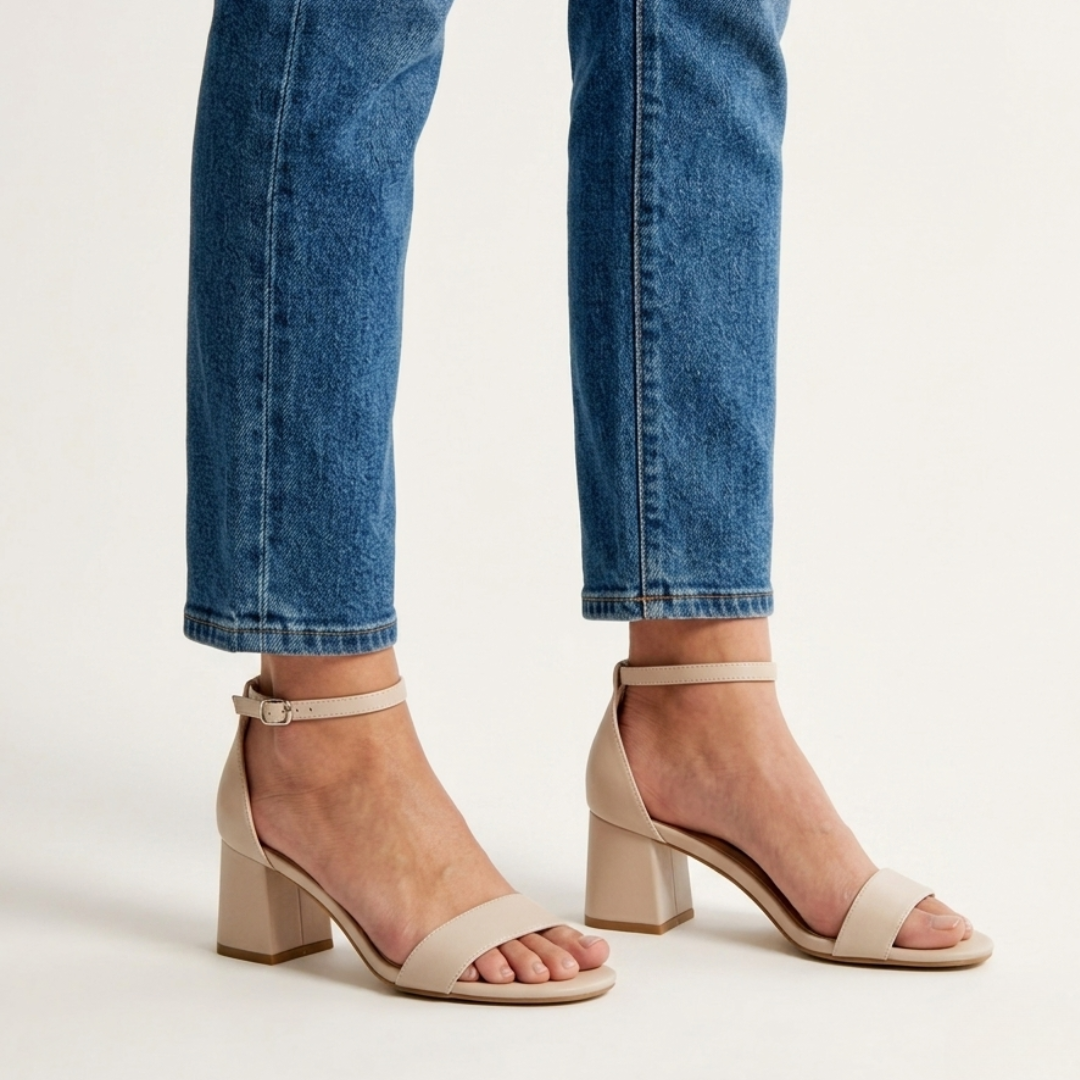 Isabel  - Cómoda sandalia de mujer con tacón