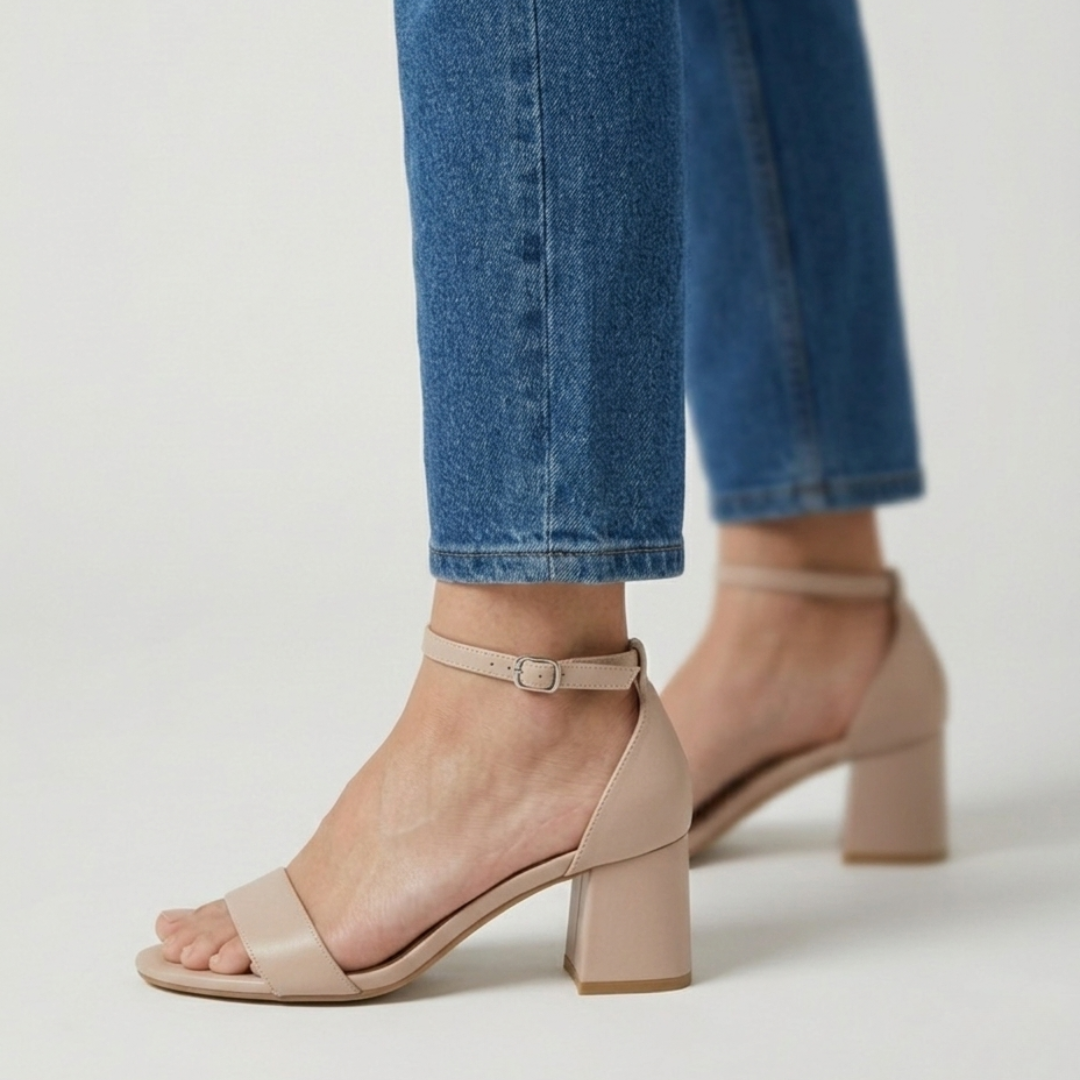 Isabel  - Cómoda sandalia de mujer con tacón