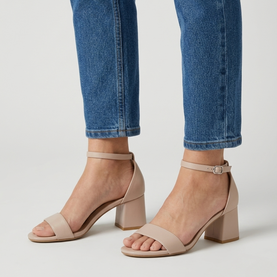 Isabel  - Cómoda sandalia de mujer con tacón