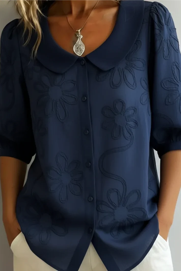Yasmina | Blusa elegante «Flor»