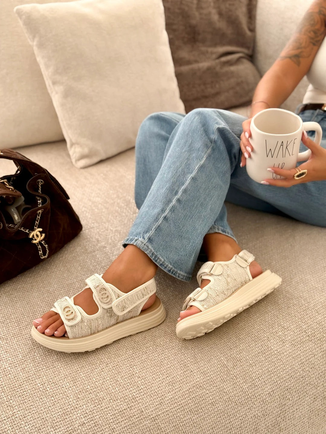 Sandalias de Candela  «FALONE» BEIGE