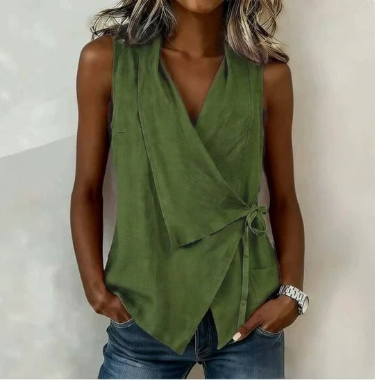 Indara | Blusa sin mangas