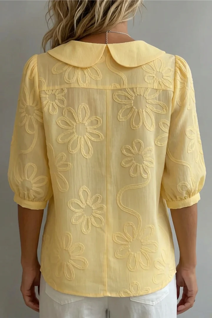 Yasmina | Blusa elegante «Flor»