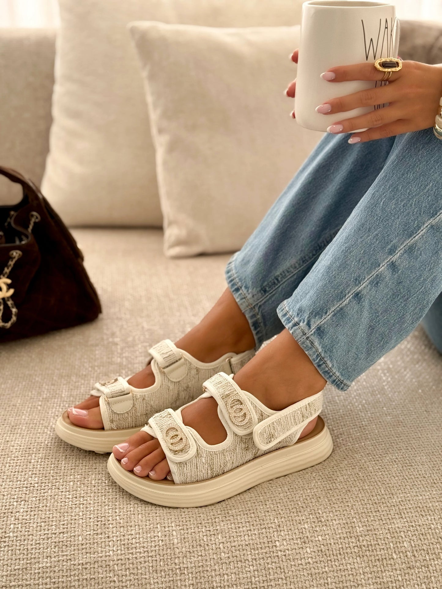 Sandalias de Candela  «FALONE» BEIGE