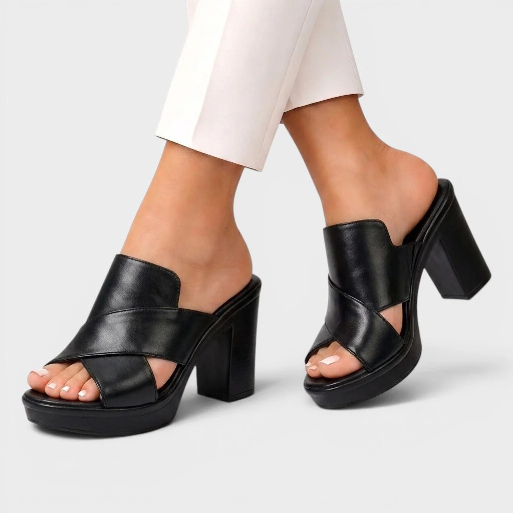 Zapatos de Alba en tacón