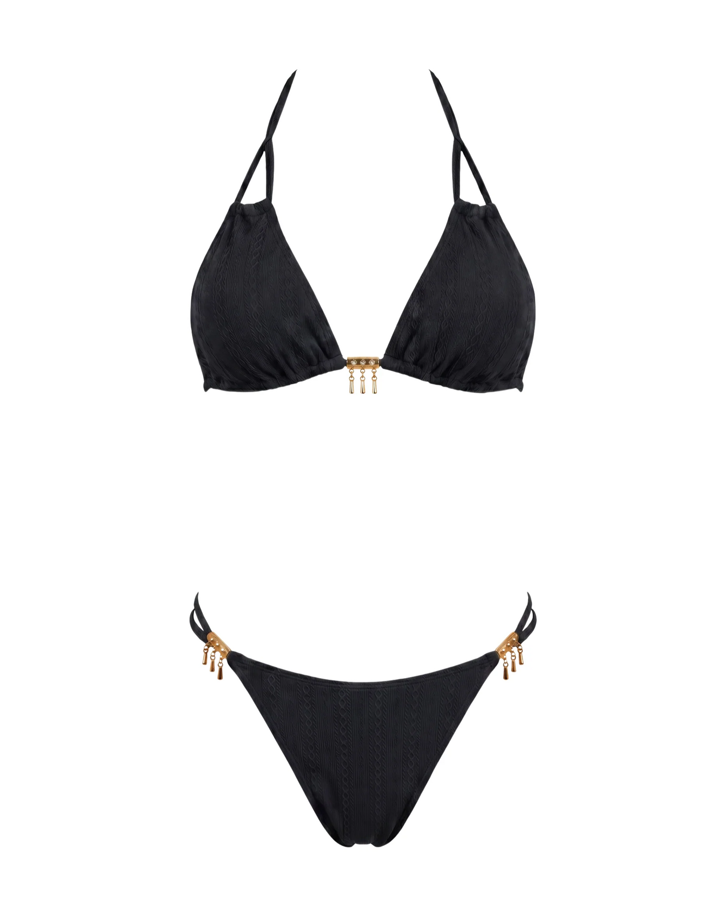 Conjunto de bikini de Olivia con bloques de color