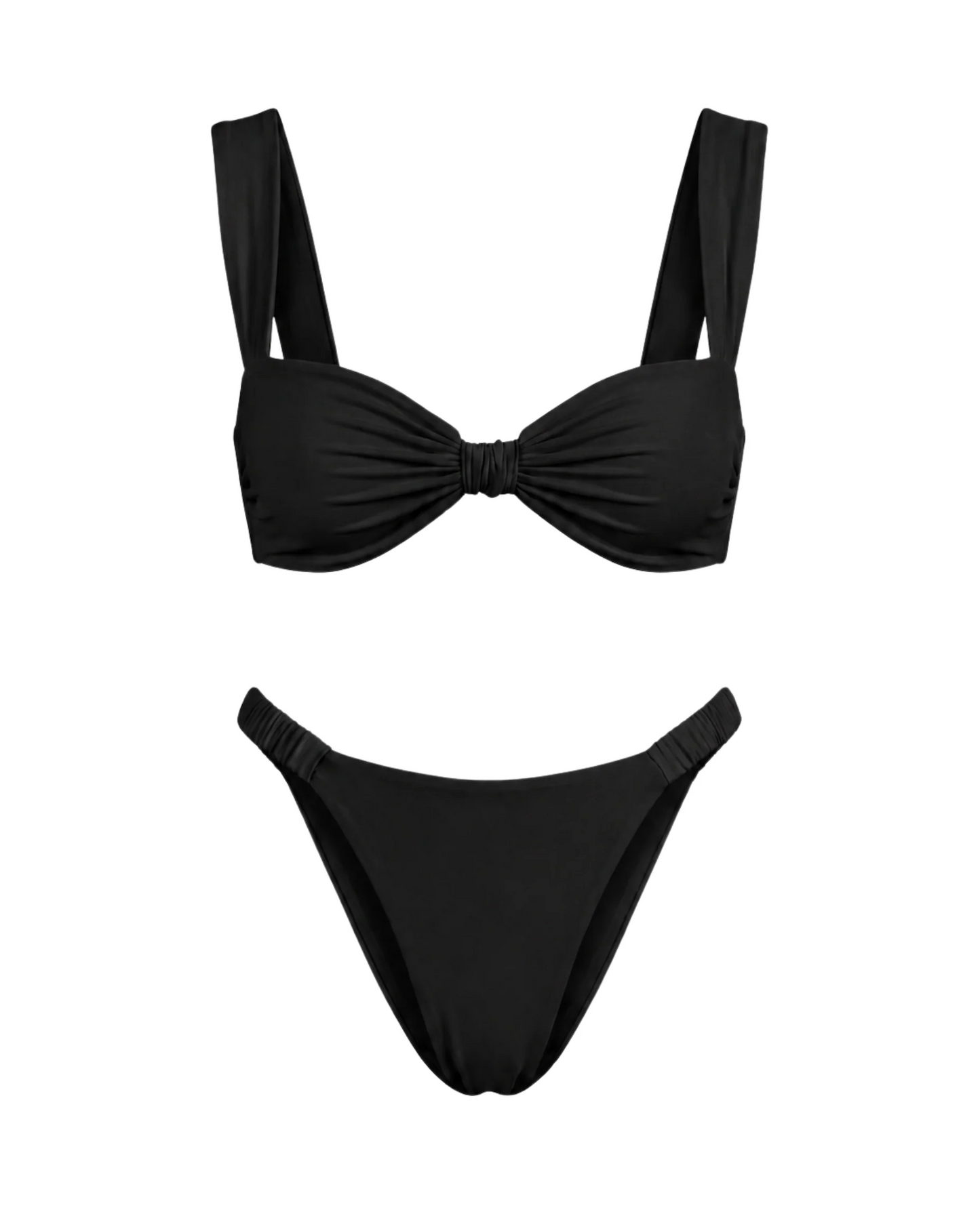 Bikini de Claudia liso y llamativo