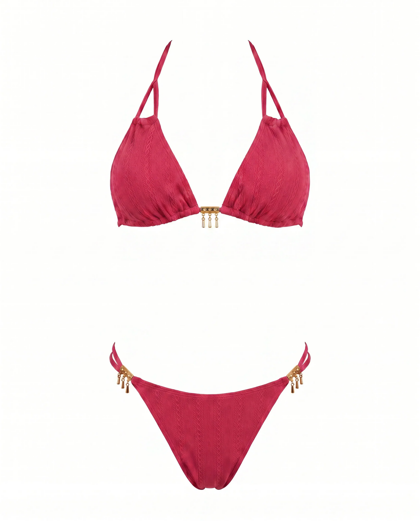 Conjunto de bikini de Olivia con bloques de color