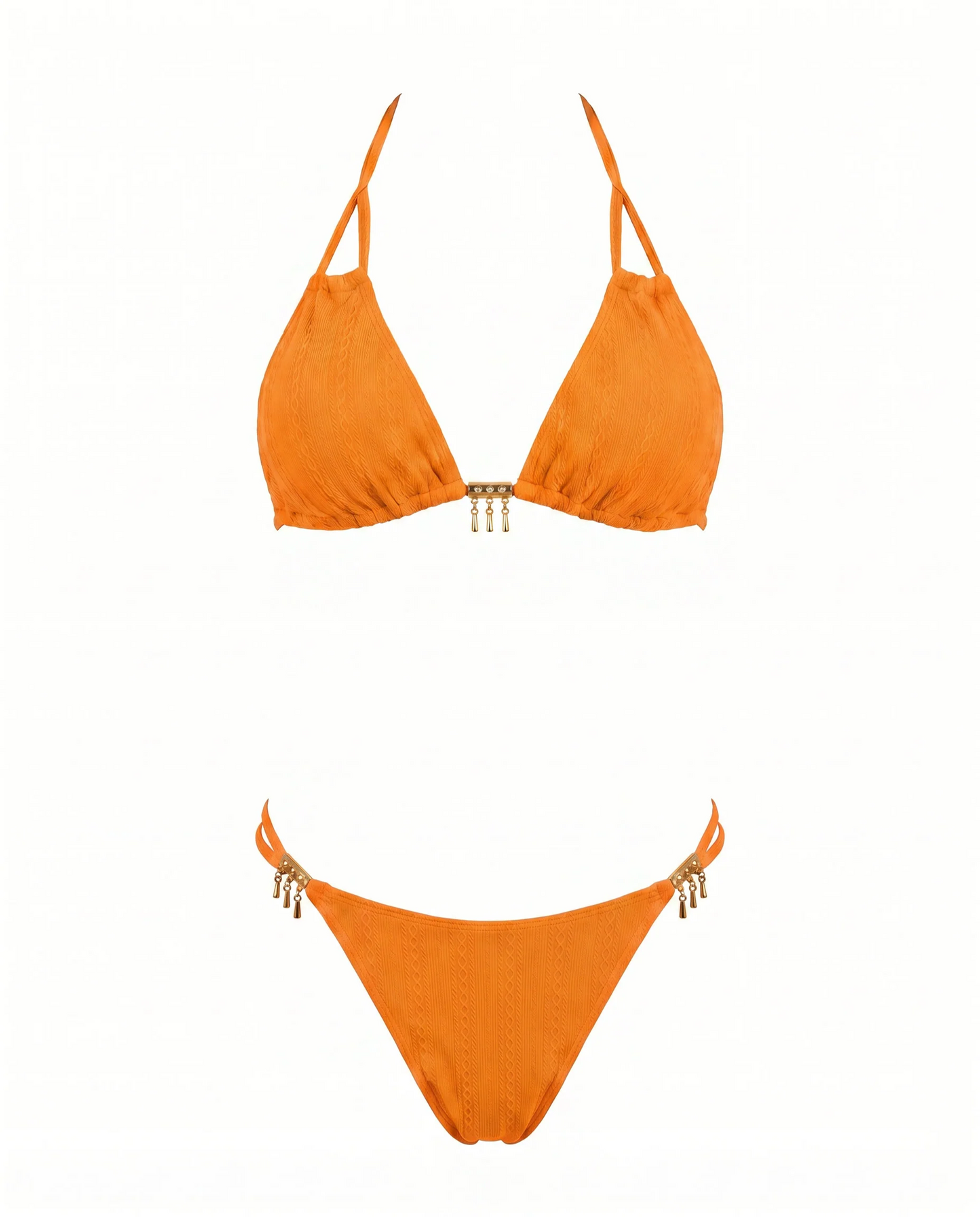 Conjunto de bikini de Olivia con bloques de color